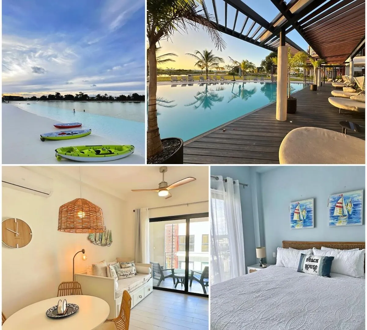 Tropical Apartment King Bed Artificial Beach And Golf Course Punta Cana 0*,  Repubblica Dominicana